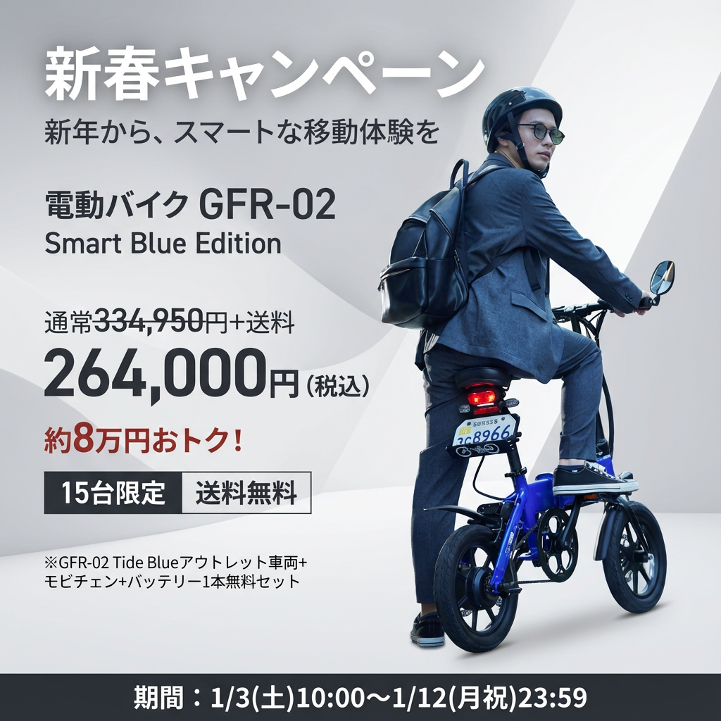 【Smart Blue Edition】 GFR-02モビチェン付 アウトレット